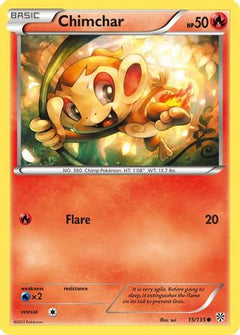 Chimchar (15) [Plasma Storm] Reverse Holofoil - Deck Out Gaming