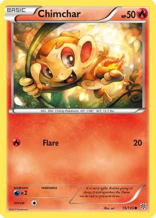 Chimchar (15) [Plasma Storm] Reverse Holofoil - Deck Out Gaming