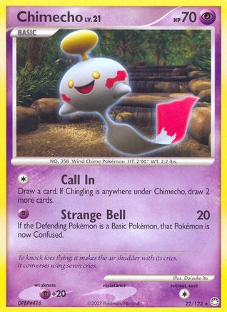 Chimecho (22) [Mysterious Treasures] Reverse Holofoil - Deck Out Gaming