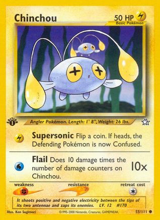 Chinchou (55) [Neo Genesis] 1st Edition - Deck Out Gaming