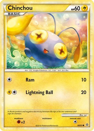 Chinchou (48) [Unleashed] Reverse Holofoil - Deck Out Gaming