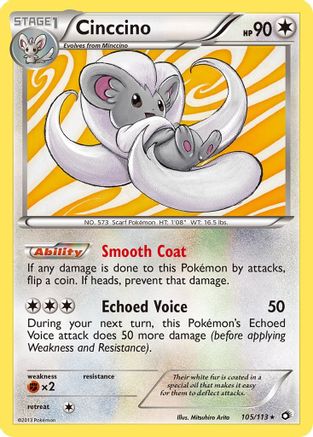 Cinccino (105) [Legendary Treasures] Reverse Holofoil - Deck Out Gaming