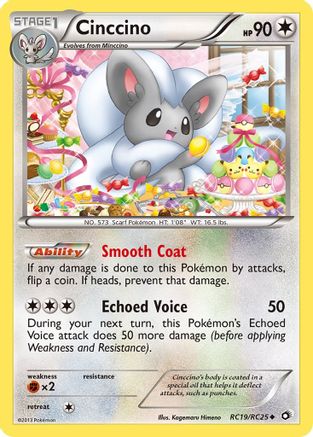 Cinccino (RC19) [Legendary Treasures: Radiant Collection] Holofoil - Deck Out Gaming