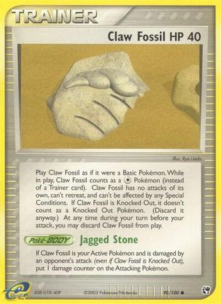 Claw Fossil (90) [Sandstorm] - Deck Out Gaming