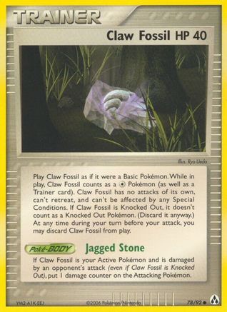 Claw Fossil (78) [Legend Maker] Reverse Holofoil - Deck Out Gaming