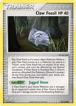 Claw Fossil (91) [Holon Phantoms] Reverse Holofoil - Deck Out Gaming