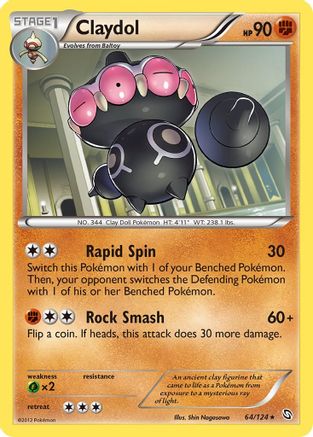 Claydol (64) [Dragons Exalted] Reverse Holofoil - Deck Out Gaming