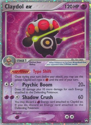 Claydol ex (93) [Power Keepers] Holofoil - Deck Out Gaming