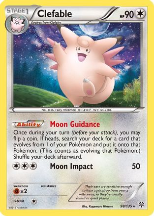 Clefable (98) [Plasma Storm] Reverse Holofoil - Deck Out Gaming