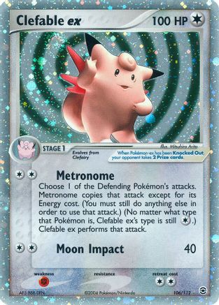 Clefable ex (106) [FireRed & LeafGreen] Holofoil - Deck Out Gaming