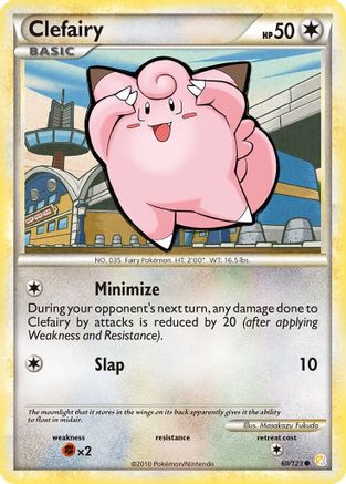 Clefairy (60) [HeartGold SoulSilver] Reverse Holofoil - Deck Out Gaming