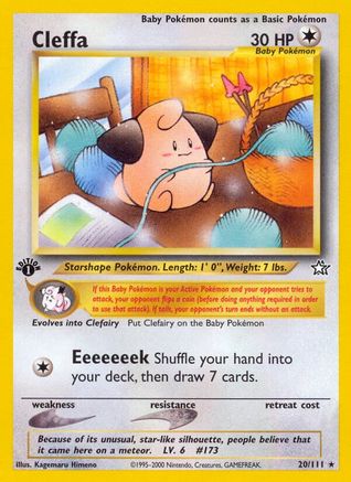 Cleffa (20) [Neo Genesis] 1st Edition - Deck Out Gaming
