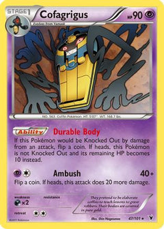 Cofagrigus (47) (47) [Noble Victories] Reverse Holofoil - Deck Out Gaming