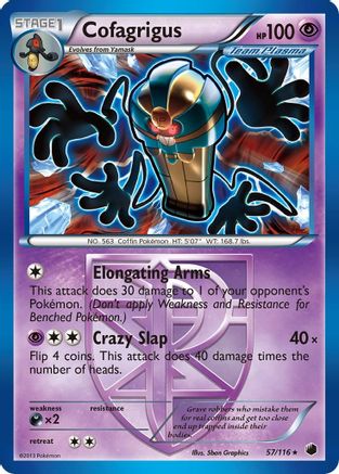 Cofagrigus (Team Plasma) (57) (57) [Plasma Freeze] - Deck Out Gaming