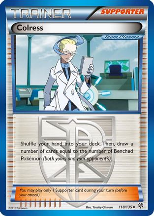 Colress (Team Plasma) (118) [Plasma Storm] Reverse Holofoil - Deck Out Gaming