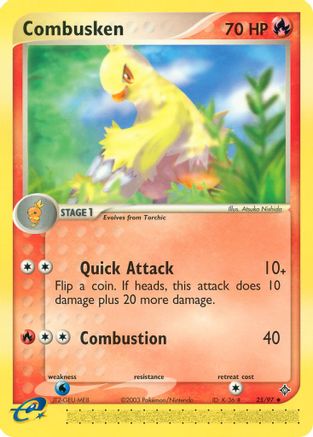 Combusken (25) [Dragon] Reverse Holofoil - Deck Out Gaming
