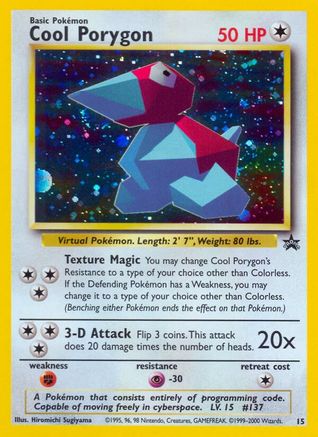 Cool Porygon (15) [WoTC Promo] Holofoil - Deck Out Gaming