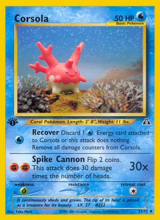 Corsola (37) [Neo Discovery] 1st Edition - Deck Out Gaming
