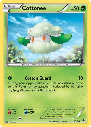 Cottonee (10) (10) [Emerging Powers] Reverse Holofoil - Deck Out Gaming