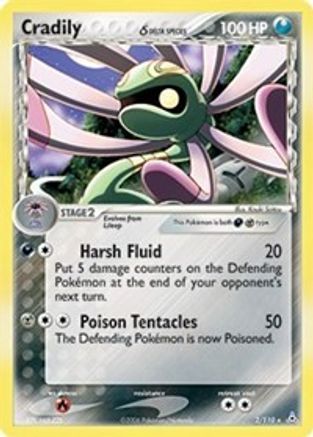 Cradily (Delta Species) (2) [Holon Phantoms] Reverse Holofoil - Deck Out Gaming