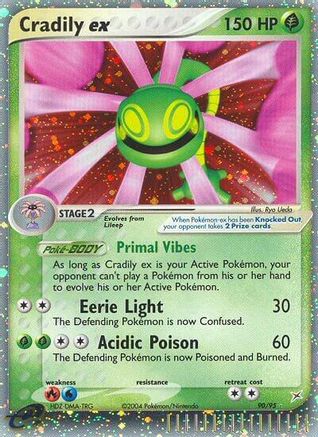 Cradily ex (90) [Team Magma vs Team Aqua] Holofoil - Deck Out Gaming