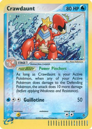 Crawdaunt - 3/97 (3) [Dragon] Holofoil - Deck Out Gaming