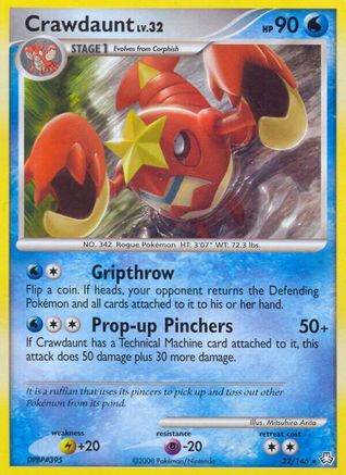 Crawdaunt (22) [Legends Awakened] Reverse Holofoil - Deck Out Gaming