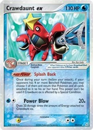 Crawdaunt ex (99) [Holon Phantoms] Holofoil - Deck Out Gaming