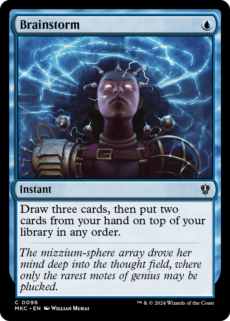 Brainstorm (96) [Murders at Karlov Manor Commander] - Deck Out Gaming