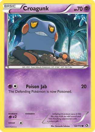 Croagunk (62) [Legendary Treasures] Reverse Holofoil - Deck Out Gaming