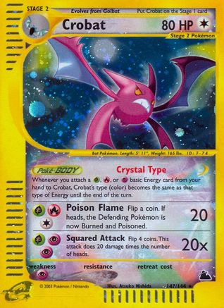 Crobat (147) (147) [Skyridge] Reverse Holofoil - Deck Out Gaming
