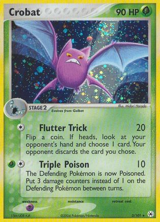 Crobat (3) [Hidden Legends] Holofoil - Deck Out Gaming