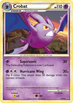 Crobat (14) [Unleashed] Reverse Holofoil - Deck Out Gaming