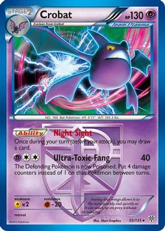 Crobat (Team Plasma) (55) [Plasma Storm] Reverse Holofoil - Deck Out Gaming