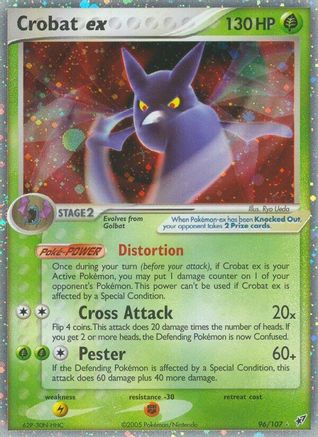 Crobat ex (96) [Deoxys] Holofoil - Deck Out Gaming