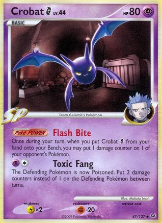 Crobat G (47) [Platinum] Reverse Holofoil - Deck Out Gaming
