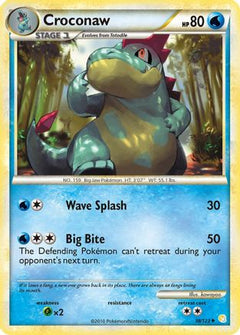 Croconaw (38) [HeartGold SoulSilver] Reverse Holofoil - Deck Out Gaming