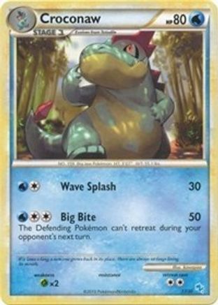 Croconaw (#13) (13) [HGSS Trainer Kit: Gyarados & Raichu] - Deck Out Gaming