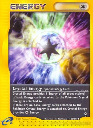 Crystal Energy (146) [Aquapolis] Reverse Holofoil - Deck Out Gaming
