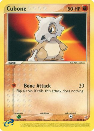 Cubone (40) [Team Magma vs Team Aqua] Reverse Holofoil - Deck Out Gaming