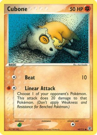 Cubone (60) [FireRed & LeafGreen] - Deck Out Gaming