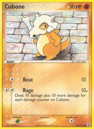 Cubone (60) [Delta Species] Reverse Holofoil - Deck Out Gaming