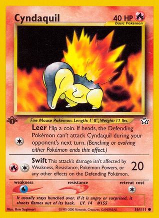Cyndaquil (56) (56) [Neo Genesis] 1st Edition - Deck Out Gaming