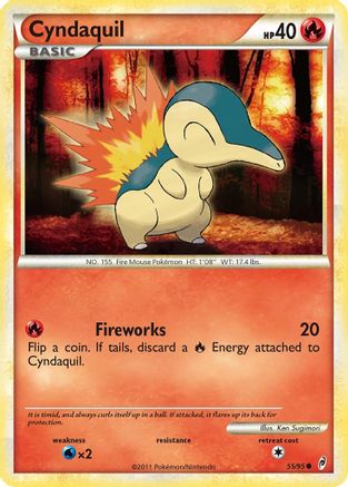Cyndaquil (55) [Call of Legends] Reverse Holofoil - Deck Out Gaming