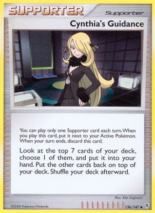 Cynthia's Guidance (136) [Supreme Victors] Reverse Holofoil - Deck Out Gaming