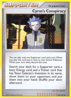 Cyrus's Conspiracy (105) [Platinum] Reverse Holofoil - Deck Out Gaming