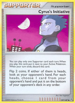 Cyrus's Initiative (137) [Supreme Victors] Reverse Holofoil - Deck Out Gaming