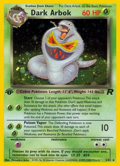 Dark Arbok (2) (2) [Team Rocket] 1st Edition Holofoil - Deck Out Gaming
