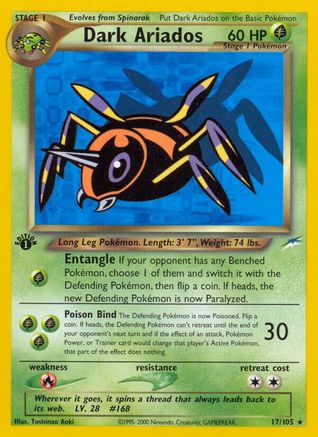 Dark Ariados (17) [Neo Destiny] 1st Edition - Deck Out Gaming