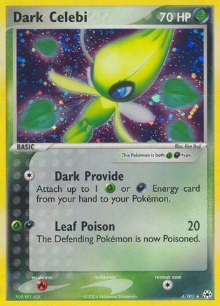 Dark Celebi (4) [Hidden Legends] Reverse Holofoil - Deck Out Gaming